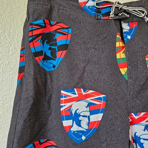 Wailoa Swim Board Short Trunks Size 36 - Picture 4 of 8